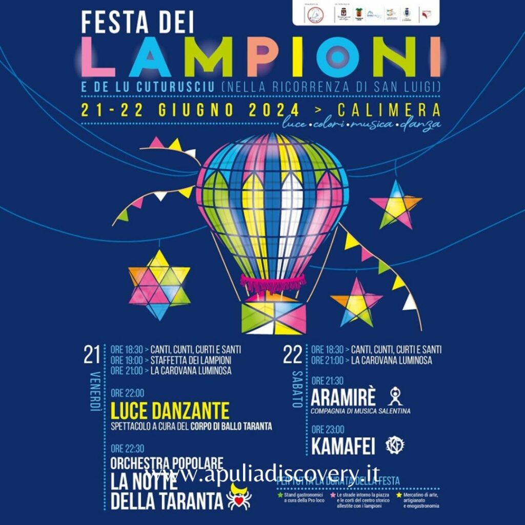 Calimera - The Magic of the Lantern Festival and Lu Cuturusciu in Honor of San Luigi